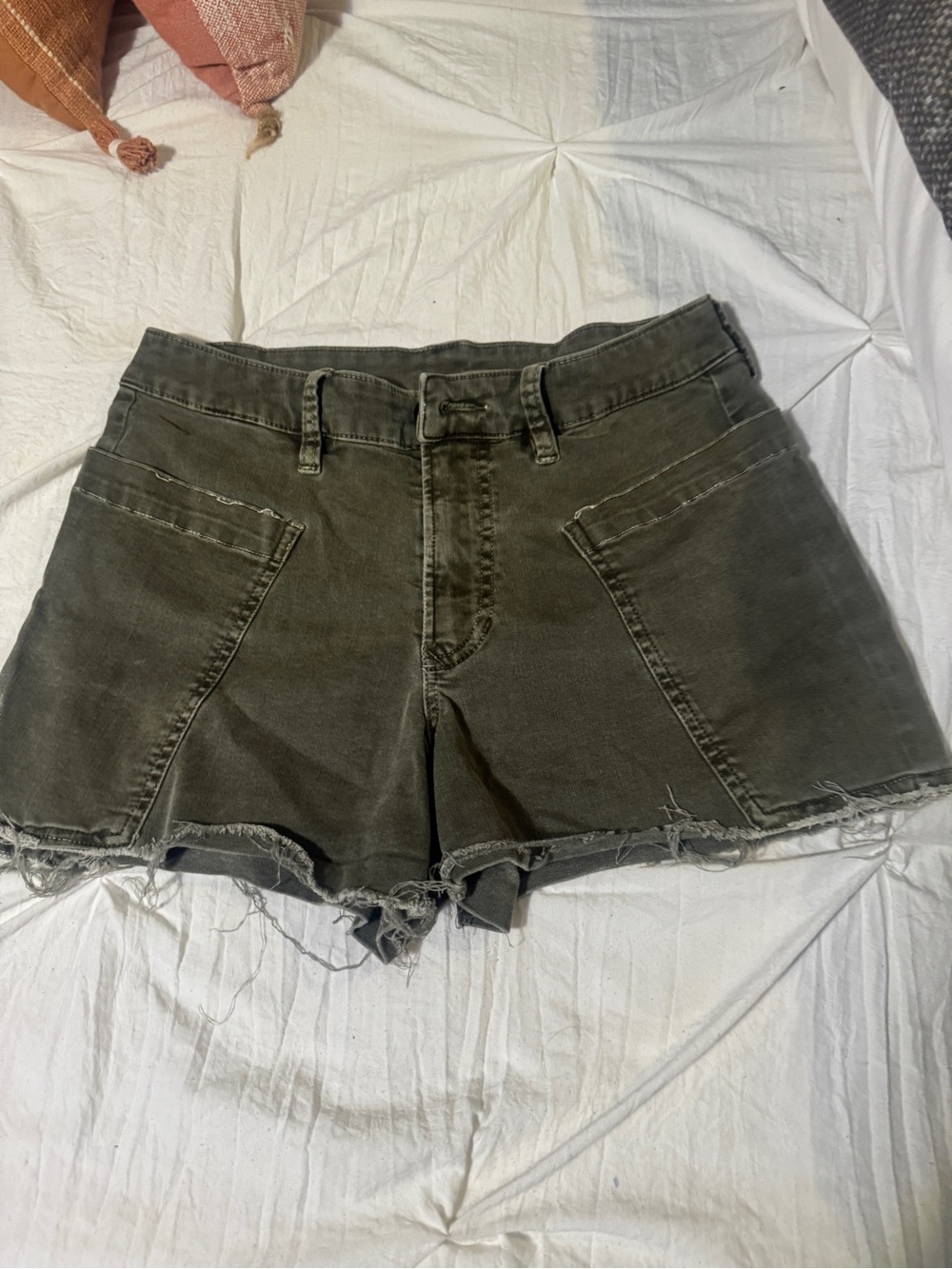Dear John Olive Green Shorts
